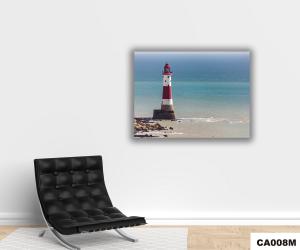 Quadro Para Sala Decorativo - 30x40cm \"Farol Mar\"