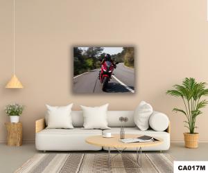 Quadro Para Sala Decorativo - 30x40cm \"Moto Estrada \"